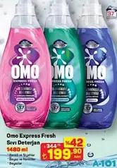 OMO EXPRESS FRESH SIVI DETERJAN 1480 ML fiyat ve kampanya bilgisi